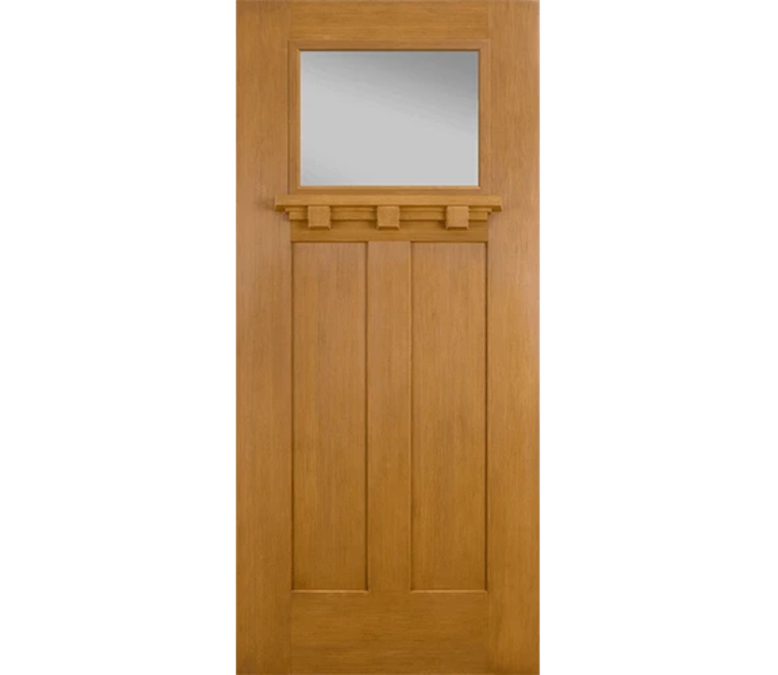 Richmond Craftsman Light Fiberglass Entry Door